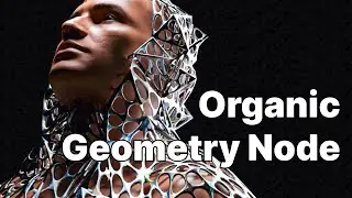 Organic Geometry Nodes Abstract Character in Blender | Tutorial