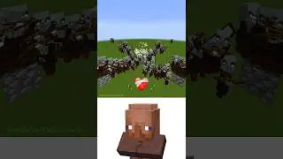 (Infinite Pillagers VS Iron Golem 🤯) Minecraft Villager Ei Ei Ei Meme 
