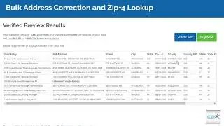 Online Tool for Address Correction, ZIP Code Lookup