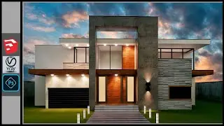 Realistic Exterior Rendering Vray Sketchup #2