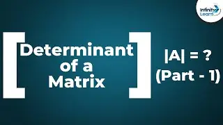 Matrices | Determinant of a Matrix (Part 1) | Dont Memorise