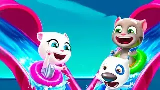 SUPERHORK in Talking Tom Pool. My talking tom