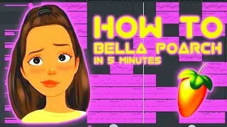 HOW TO MAKE BELLA POARCH TYPE BEATS IN 5 MINUTES ON FL STUDIO MOBILE