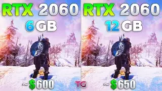 RTX 2060 12GB vs RTX 2060 6GB - Test in 10 Games