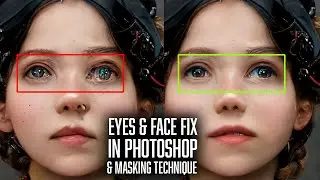 AI Art Face Restoration Tutorial (Artifact Removal) using Adobe Photoshop Neural Filters