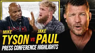 BISPING: "You PATHETIC MAN!" | Mike Tyson vs Jake Paul (Press Conference Highlights Reaction)