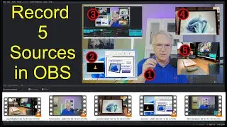 Record multiple sources separately on OBS on Windows and Mac - for beginners