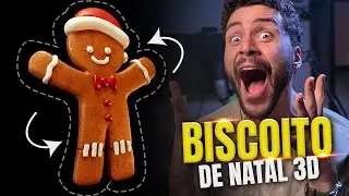 como fazer BISCOITO DE NATAL 3D com ZBRUSH