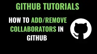 How to Add Collaborators to Repository in Github 2023 | How to give Access to repository in github