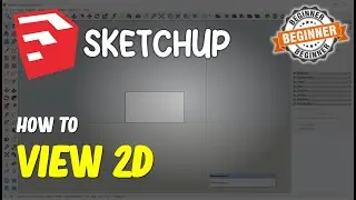 Sketchup How To View 2D