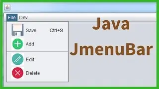 Java - How To Add And Use jMenuBar, jMenu, jMenuItem, JSeparator In Java NetBeans [With Source code]