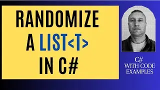 Randomize a List in C#