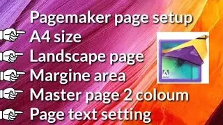 How To Setup Pages In Pagemaker Me Pages Setup Kaise Kare | Page Setting In Pagemaker 7.0 Tutorial