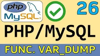 Función var_dump() de PHP | Curso PHP y MySQL # 26