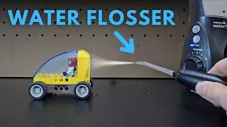 How far can a Water Flosser move a Lego Car? - Engineered Bet #7