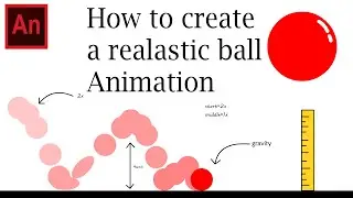 Simple and Realistic Bouncing ball Animation Using Adobe Animate CC