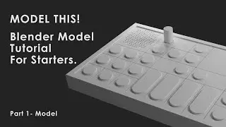 Lets model a Music MIDI in Blender 4.3! Easy Tutorial.