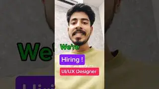 We're Hiring a UI/UX Designer #hiring #ui #ux #uiux #uiuxdesign