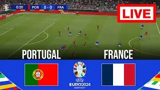 🔴 LIVE : Portugal vs France | UEFA Euro 2024 | Live Match Today | Full Match Streaming