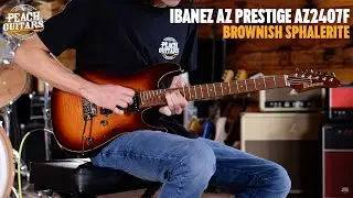 No Talking...Just Tones | Ibanez AZ Prestige | AZ2407F - Brownish Sphalerite