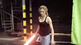 Man vs Woman - Lightsaber Fight