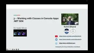 NET on MAC - 3 Creating Classes in C# on Apple Silicon