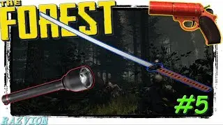 THE KATANA | FLARE GUN AND FLASH LIGHT The Forest Episode 5 Alpha 0.73