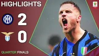 INTER-LAZIO 2-0 | HIGHLIGHTS | Inter Set Up Semifinal Derby! | Coppa Italia Frecciarossa 2024/25