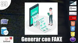 39 Usar FAKE para generar datos reales en curso de LARAVEL 10 Sistema de control de asistencia