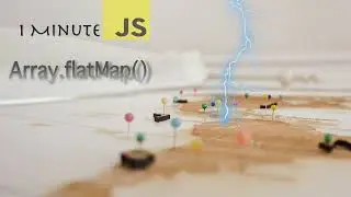 One Minute Javascript - Array FlatMap - Code Lightning