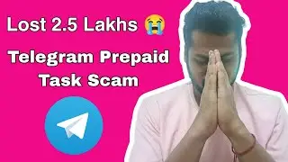 Telegram Prepaid Task Scam |  Lost Money💰😭 | vlog by rivu