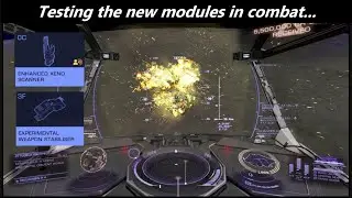 Elite Dangerous... Testing the new modules in combat...