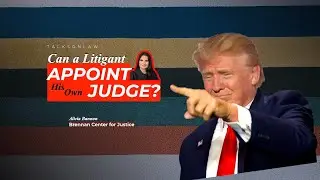 Trump appointed the judge in his own case.  Is that legal?