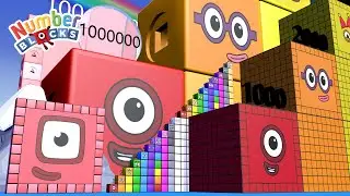 Numberblocks Puzzle Step Squad 1 - 100 to 20,000,000 MILLION to 500,000,000 MILLION BIGGEST Numbers!