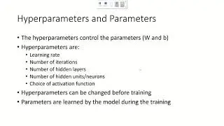 Lec 4.3: Hyperparameters and Parameters in Deep Neural Networks