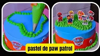 Pastel de Paw Patrol: Tutorial de Decoración para Principiantes🍰Ideas para Decorar un Pastel