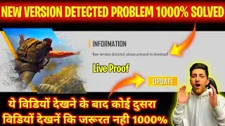 Free Fire Max New Version Detected Problem Solved 1000% | How To Solve New Version Detected Problem