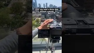 When filmmakers can’t afford a drone 