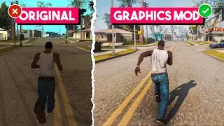 ✅ GTA San Andreas New RTX Graphics Mod (2024) 😍 For Low End PC (1GB RAM)