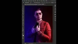 Dual Light Effect - Short Photoshop Tutorial #shorts