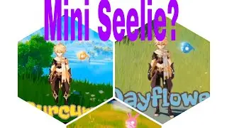 Mini Seelie Preview - Genshin Impact (Dayflower,Rosé,Curcuma)