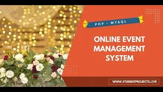 Online Event Management System - PHP & MySQL