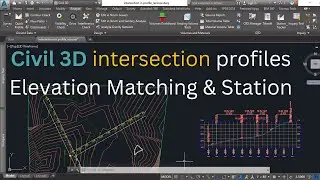 Civil 3D Tutorial: Creating Design Profiles with Intersection Elevation and Station Matching