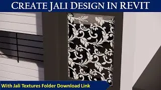 How to Create Jali Design In Revit Architecture