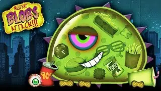 ХИЩНЫЙ СЛИЗЕНЬ ХОЧЕТ КУШАТЬ в игре про злую голодную слизь Tales from Space: Mutant Blobs Attack