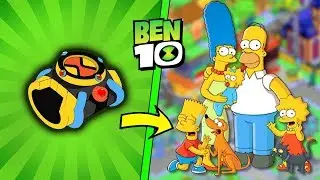 EL OMNITRIX DE LOS SIMPSON EN BEN 10 EN ROBLOX | ARRIVAL OF ALIENS BEN 10 ROBLOX
