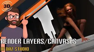 Render Layers in DAZ Studio Canvas Tutorial