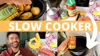 EASY & LAZY SLOW COOKER MEALS *ON A BUDGET*  FULL WEEK CROCK POT DINNER RECIPE IDEAS. MR CARRINGTON