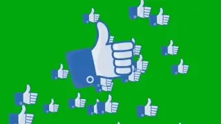 Facebook Like green screen animation effects HD video || chroma key fb like animation effects HD