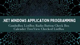 Windows Programming Part2||ComboBox||ListBox||TreeView||Ravinder Gattu||Gattu Tutorials
